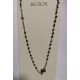 Collana in argento 925 da donna rosario 47 cm