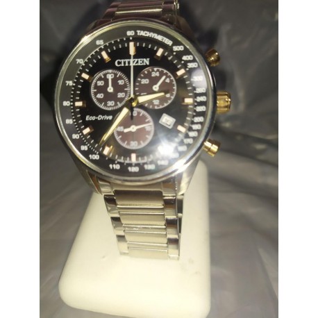 Orologio da uomo Citizen. Modellocon cassa in acciaio con fondo serrato a vite con diametro dii 40 mm, Vetro minerale con brac