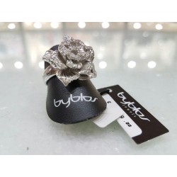 Anello donna in argento BYBLOS collezione le rose mod.9323 a forma di rosa